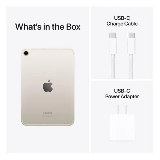 Apple Ipad Mini 7 128Gb 8Gb Ram Wi-Fi 8.3-Inch - Starlight